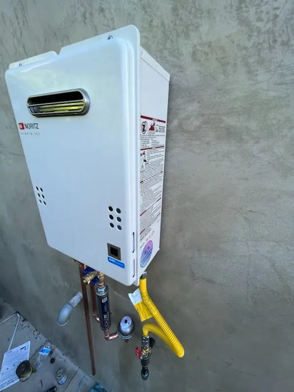 Tankless water heater installation for Larose homes